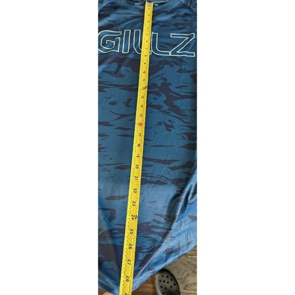 Gillz Mens LS UV Tournament Series V2 Blue Waterman Print LS Fishing Shirt Sz 2X - Picture 6 of 7
